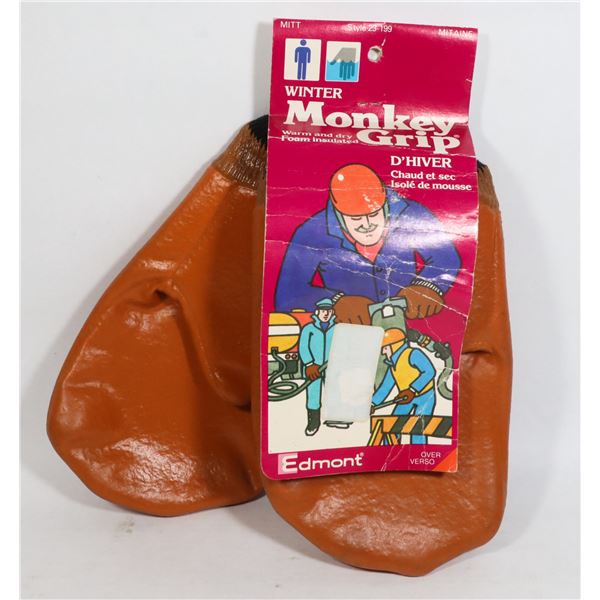 NEW OLD STOCK EDMONT MONKEY GRIP GLOVES