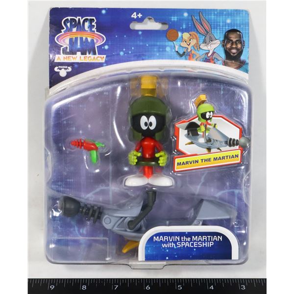 NEW SPACE JAM MARVIN THE MARTIAN TOY IN BOX