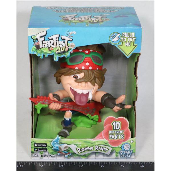 NEW RIPPING RANDY FARTIST CLUB TOY IN BOX