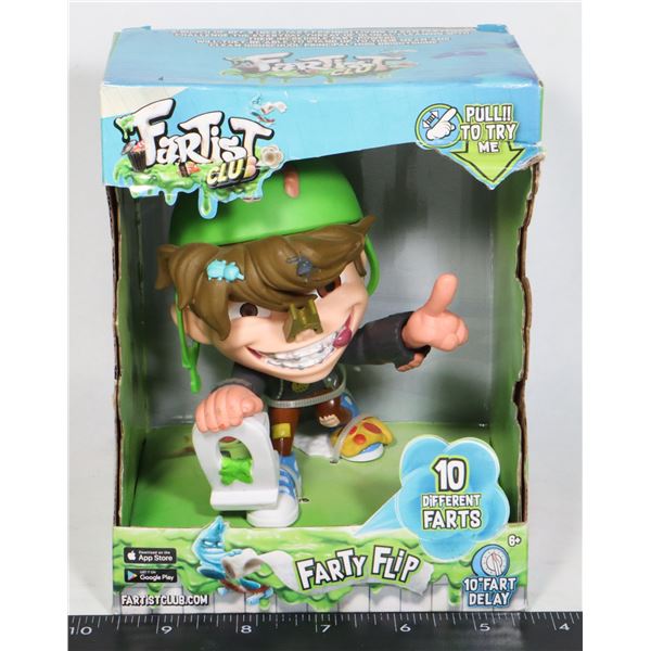 NEW FARTY FLIP FARTIST CLUB TOY IN BOX