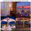 Image 2 : NEW MULTICOLOUR 3MX2M 200LED LIGHT CURTAIN