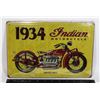 Image 1 : BRAND NEW METAL INDIAN MOTORCYCLES SIGN