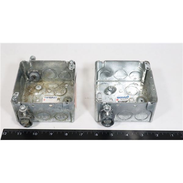 TWO ELECTRICAL JUNCTION BOXES