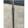 Image 4 : Marble Base Aluminum Shade Arc Floor Lamp - Works - small chip in base, see photos