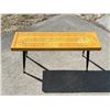 Image 3 : Vintage Cribbage Crib Board Coffee Table - Approx: 40x12" & 17"T see photos