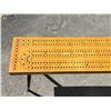 Image 5 : Vintage Cribbage Crib Board Coffee Table - Approx: 40x12" & 17"T see photos