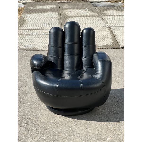 Childs / Kids Hand Shaped Swivel Chair - Quality looks good - 22"W 22"T & 10" seat height