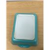 Image 8 : 2 Turquoise Blue Pyrex Fridge Dishes 0501 & 0503 - no chips - see all photos