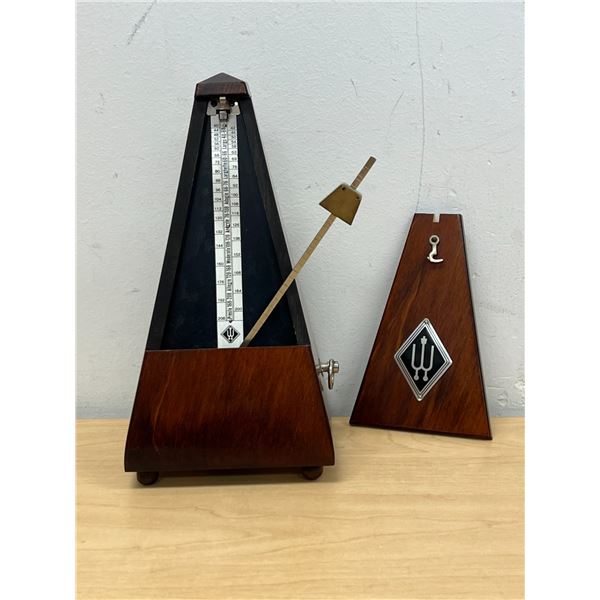 Beautiful German Metronome - Approx: 8.5"T - see all photos