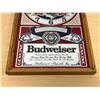 Image 3 : Vintage Budweiser Beer Framed Advertising Mirror / Clock - Approx: 21.5 x 13.25"