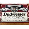 Image 4 : Vintage Budweiser Beer Framed Advertising Mirror / Clock - Approx: 21.5 x 13.25"