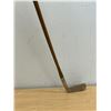 Image 1 : Left or Right Handed Antique Wood Shaft Putter Golf Club as pictured 35" - see all photos