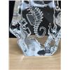 Image 3 : Signed Mats Jonasson (Sweden) Art Glass Seahorse Paperweight - 6" T