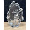 Image 5 : Signed Mats Jonasson (Sweden) Art Glass Seahorse Paperweight - 6" T