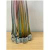 Image 6 : NICE Multi-Colour Large / Heavy Art Glass Vase - Gambles Imports 11.25" see all photos