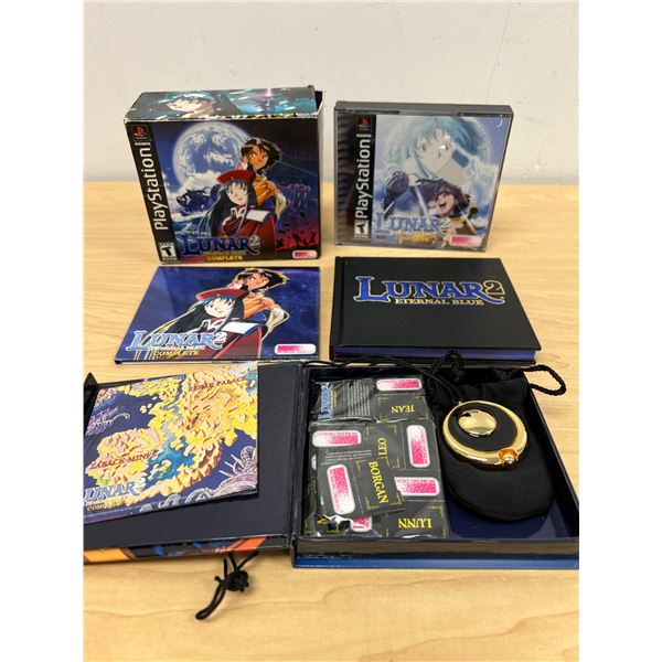 Lunar 2 Eternal Blue Playstation PS1 - please see all photos for condition & whats included