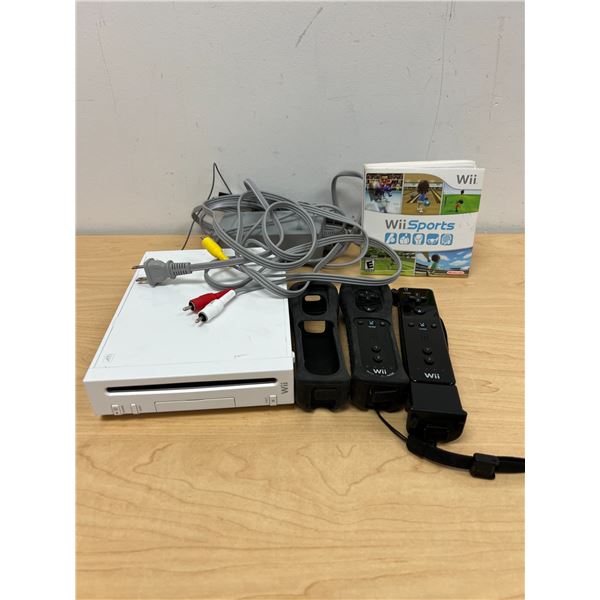 Nintendo Wii Console & accessories as pictured - not tested