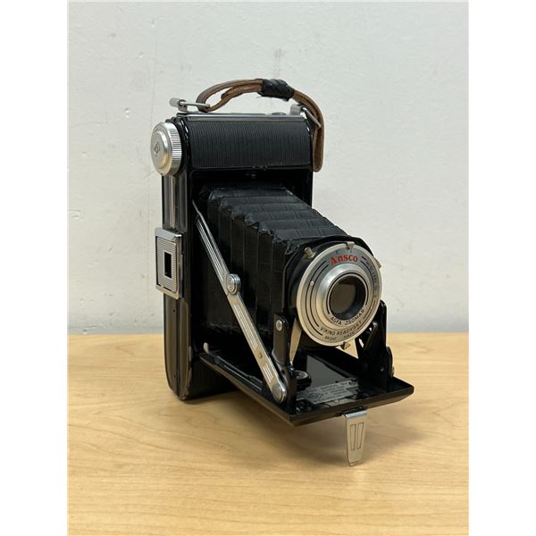 Vintage Ansco Agfa Jsomar Folding Bellows Camera as pictured, not tested
