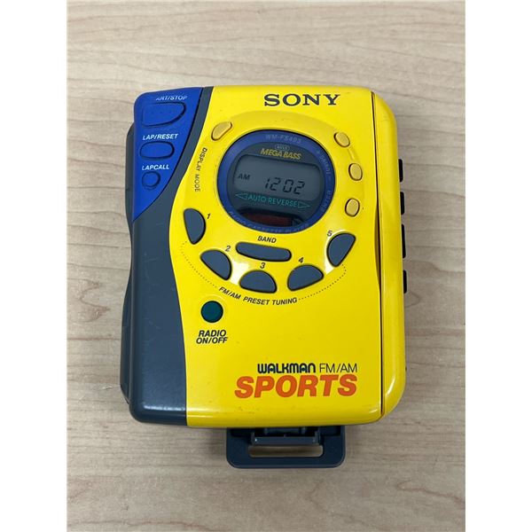 Sony Sports AM/FM Cassette Walkman WM-FS493