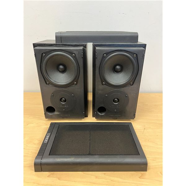 Mission (England) Bookshelf Speakers as pictured - Approx: 8x7 & 11.5"T