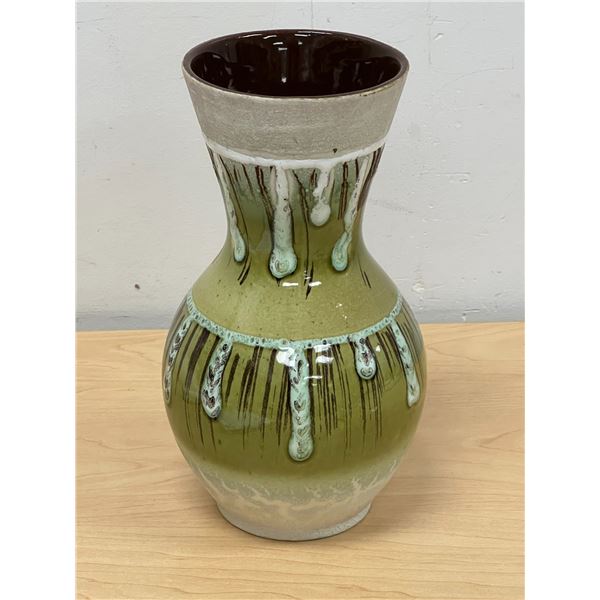 Mid Century West German Ceramic Art Pottery Vase 8.75"