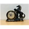 Image 1 : Vintage Wedgeport Fine China Hand Painted Horse w/ Snider 8-day Clock (not working)