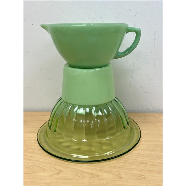 AS IS 1930s-50s Jadite & Depression Glass as pictured