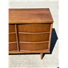 Image 2 : Mid Century Compact 9 Drawer Dresser - shows use/wear, see all photos 58 x 17.75 & 30"T