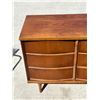 Image 4 : Mid Century Compact 9 Drawer Dresser - shows use/wear, see all photos 58 x 17.75 & 30"T