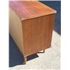 Image 7 : Mid Century Compact 9 Drawer Dresser - shows use/wear, see all photos 58 x 17.75 & 30"T