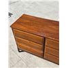 Image 5 : Mid Century 9 Drawer Dresser - shows use/wear, see all photos 72 x 18 & 30"T