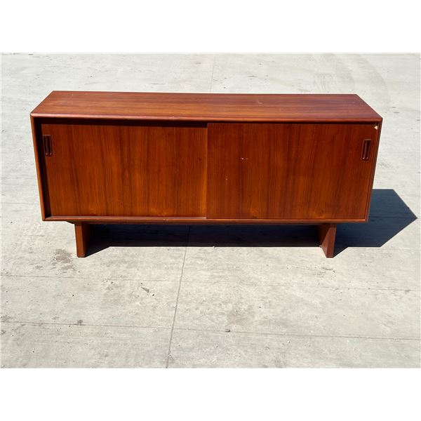 Mid Century Canadian Teak Sideboard / Credenza - see all photos for condition 60 x 18 & 28.25"T