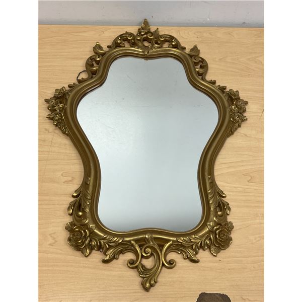 Vintage Syroco Decorative Wall Mirror as pictured - Approx: 29x19"