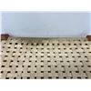Image 3 : Wood & Woven Cord Footstool / Ottoman as pictured - Approx: 18.75x12.5" & 11.5"T