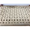 Image 4 : Wood & Woven Cord Footstool / Ottoman as pictured - Approx: 18.75x12.5" & 11.5"T