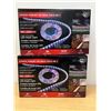 Image 2 : 2 boxes Color-Changing LED Rope Lights - new in box - 60 feet all together - see all photos