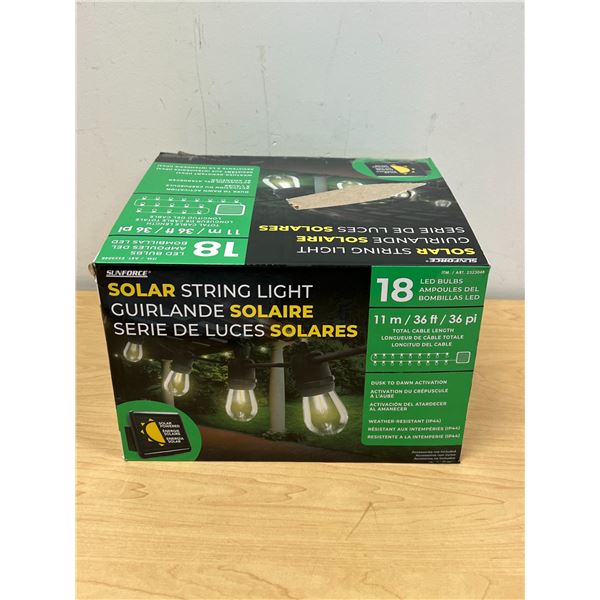 New Sunforce Solar String Light set - see all photos for details