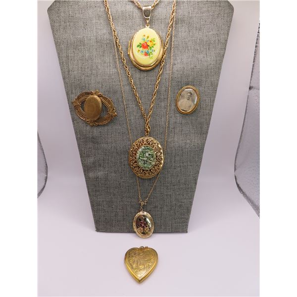 LOCKETS lot - Mix of vintage and newer - see photos and description