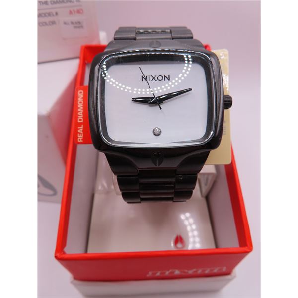 NIXON "The Player" watch with real diamond - see photos and description
