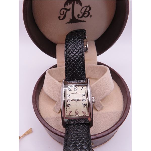 TOMMY BAHAMA Steel Crossings watch  Sterling Silver & Swiss Grade Stainless Steel - new/works
