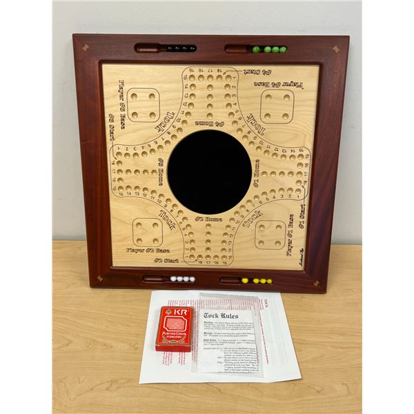 Wooden Michaud Toys Tock Game Board as pictured - Approx: 20.25" x 20.25"