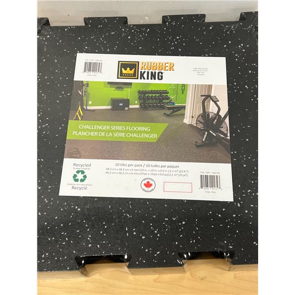 New Rubber King Challenger Series Flooring - see pictures for sizing and details