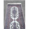 Image 4 : Wool Area Rug Hall Runner - see pics for label and details - approx: 120 x 32"