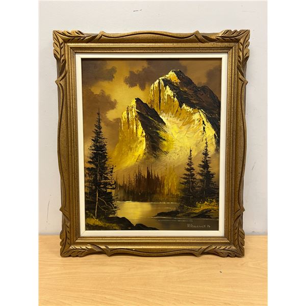 R. Romanick Original Framed Art - Approx: 21x25"