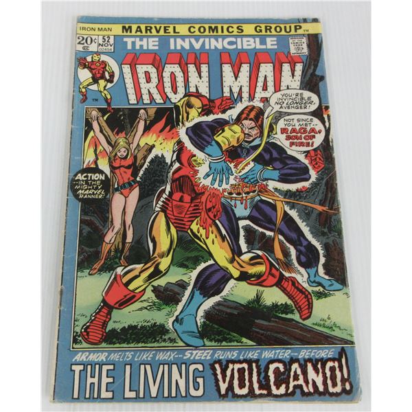 Marvel Comics The Invincible Iron Man 20 Cent Comic No. 52