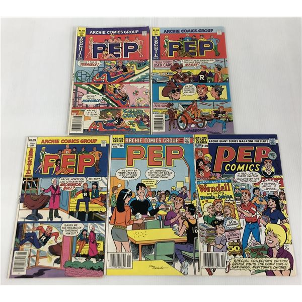 Marvel Comics Archie Series Pep Comic Lot of 5