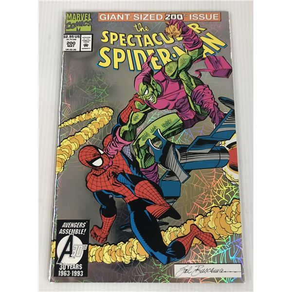 Marvel Comics The Spectacular Spider-Man Giant-Sized 200th Issue Green Goblin Foil Cover Comic