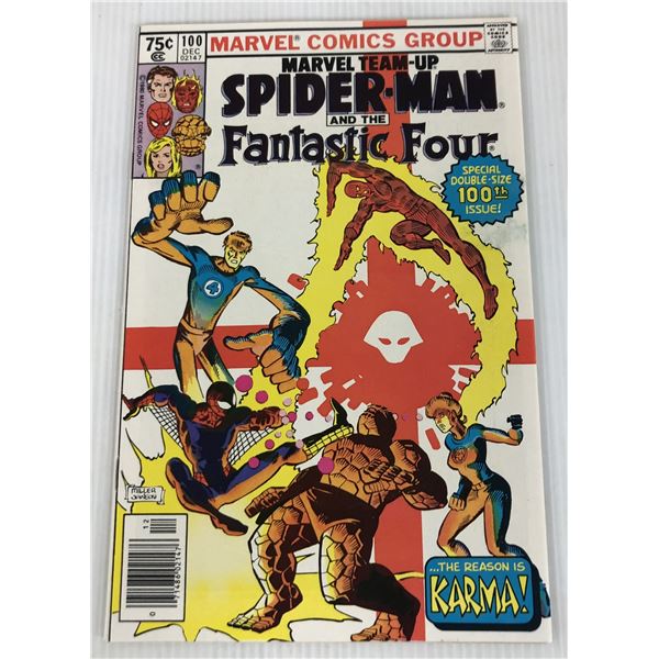 Marvel Comics Marvel Team-Up Spider-Man And The Fantastic Four …The Reason is Karma! Specia