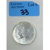 Image 1 : 1 Oz .9999 Silver 2006 Maple Leaf Coin 