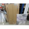 Image 1 : Computer Desk, Curtain Rod and Canvas Wall Art